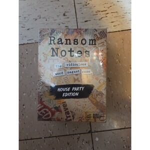 Ransom Notes - HOUSE PARTY EDITION-‎ word magnet game - New & Sealed!!!